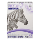 Light Gray The Art Studio A3 Cartridge Sketch Pad 110gsm 25 Sheets Drawing Pads