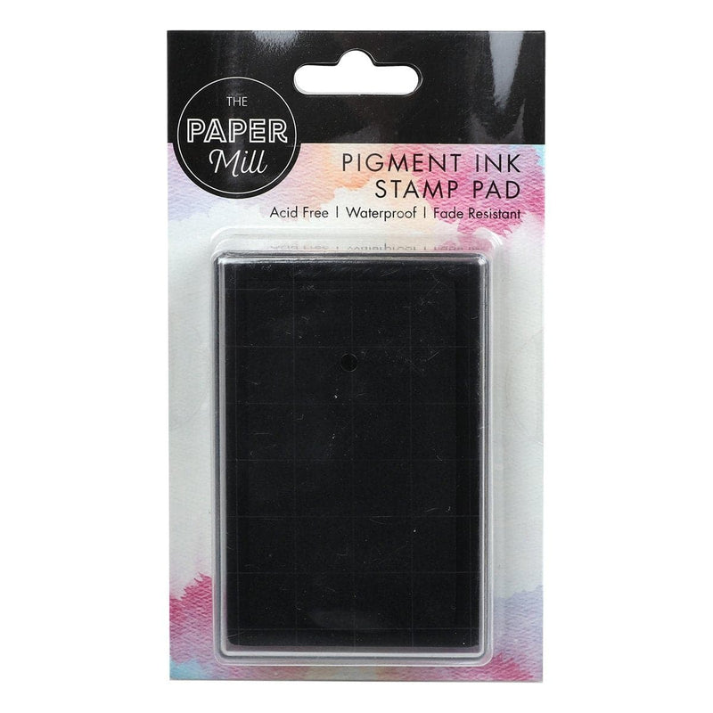 Black The Paper Mill Ink Stamp Pad Black  89 x 63mm Stamp Pads
