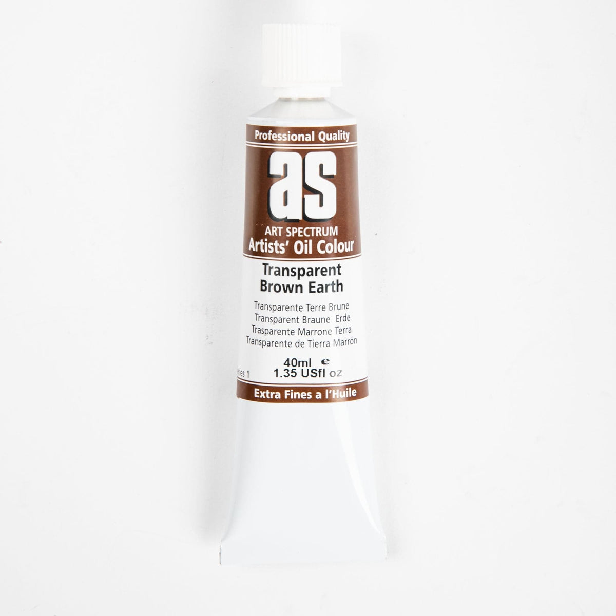 Dim Gray Art Spectrum Oil Paint 40mL Transparent Brown Earth S1 Oil Paints