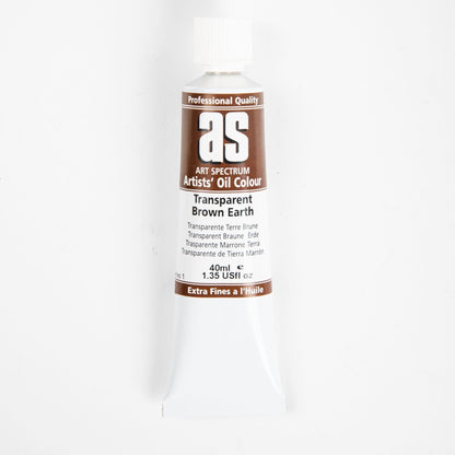 Dim Gray Art Spectrum Oil Paint 40mL Transparent Brown Earth S1 Oil Paints