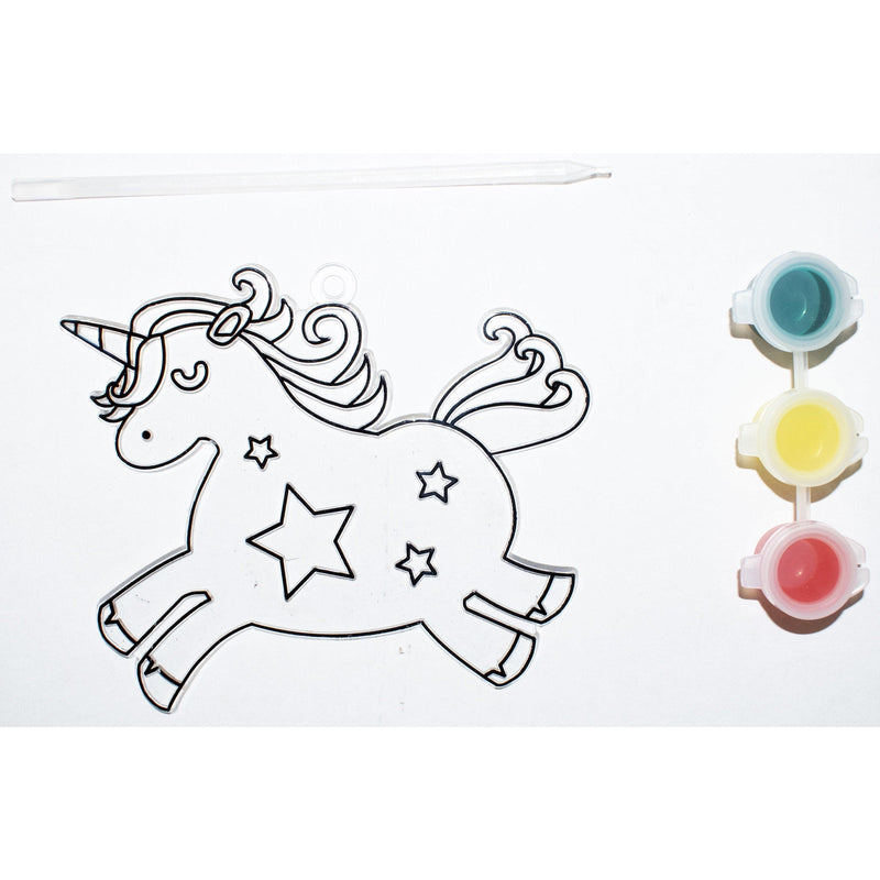 White Smoke Art Star Unicorn Suncatcher Kit Kids Craft Kits