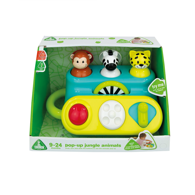 Sea Green Early Learning Centre - Pop Up Jungle Animals Kids Educational Games and Toys