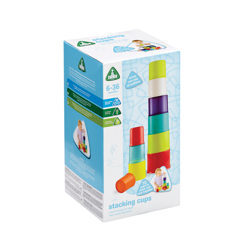 Steel Blue Early Learning Centre - Stacking Cups Kids Educational Games and Toys