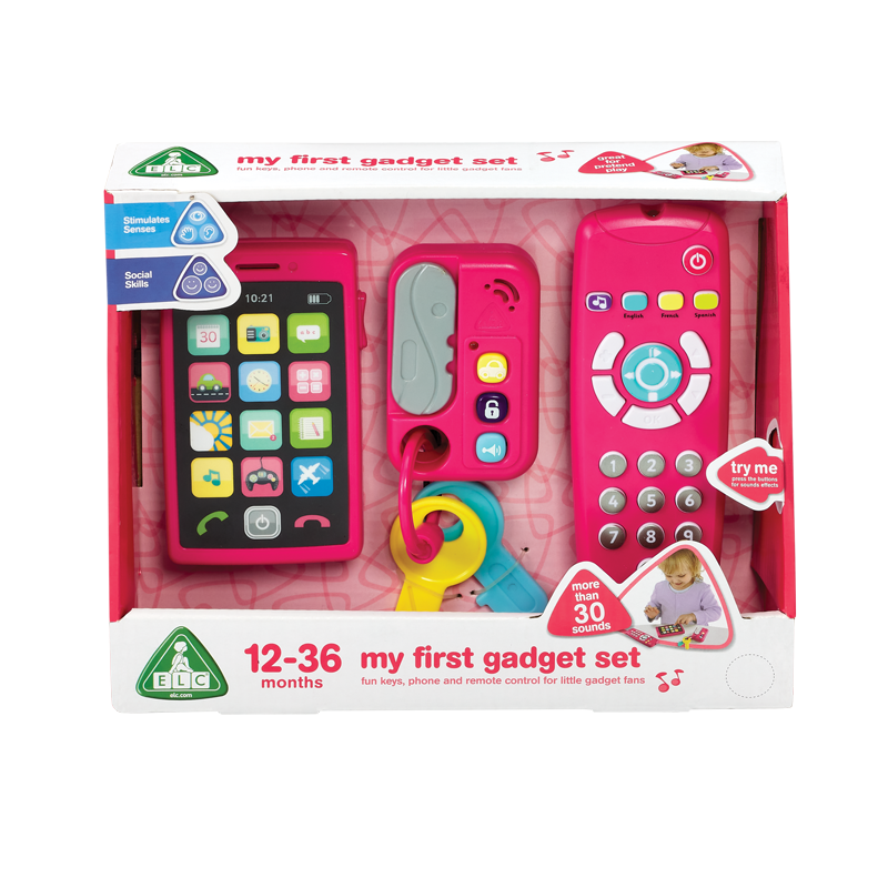 Maroon Early Learning Centre - My First Gadget Set Pink Kids Activites