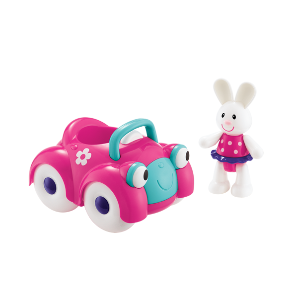 Light Gray Early Learning Centre - Toybox Rosie Rabbit and Her Car Kids Educational Games and Toys