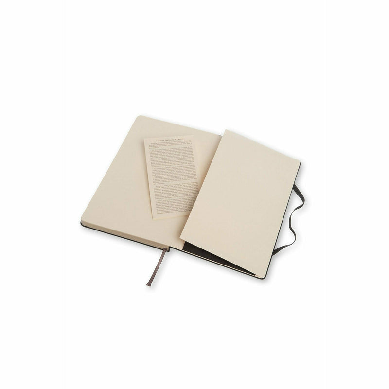 Light Gray Moleskine Classic  Hard Cover  Note Book -   Dot Grid -   Large   - Black Pads