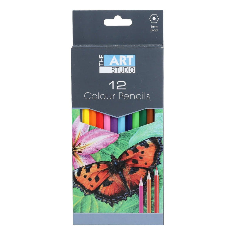 Dark Slate Gray The Art Studio Coloured Pencils (12 Pack) Pencils