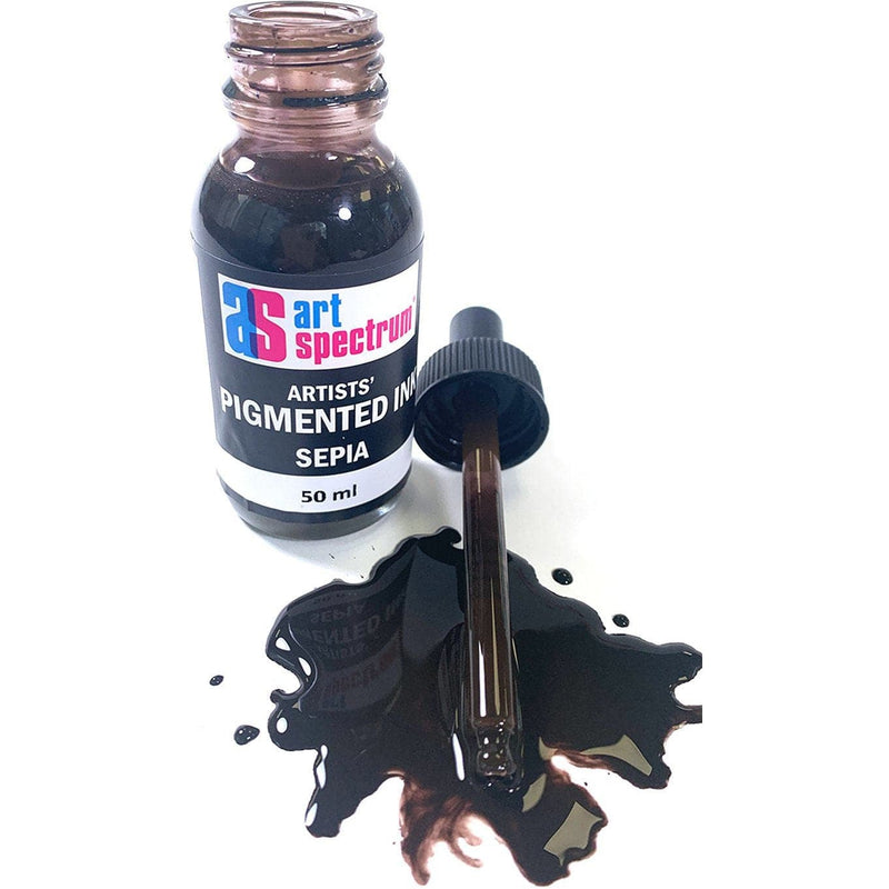Dark Slate Gray Art Spectrum Pigmented Ink 50mL Sepia Inks