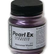Dark Gray Jacquard Pearl-Ex 14Gm Shimmer Violet Pigments