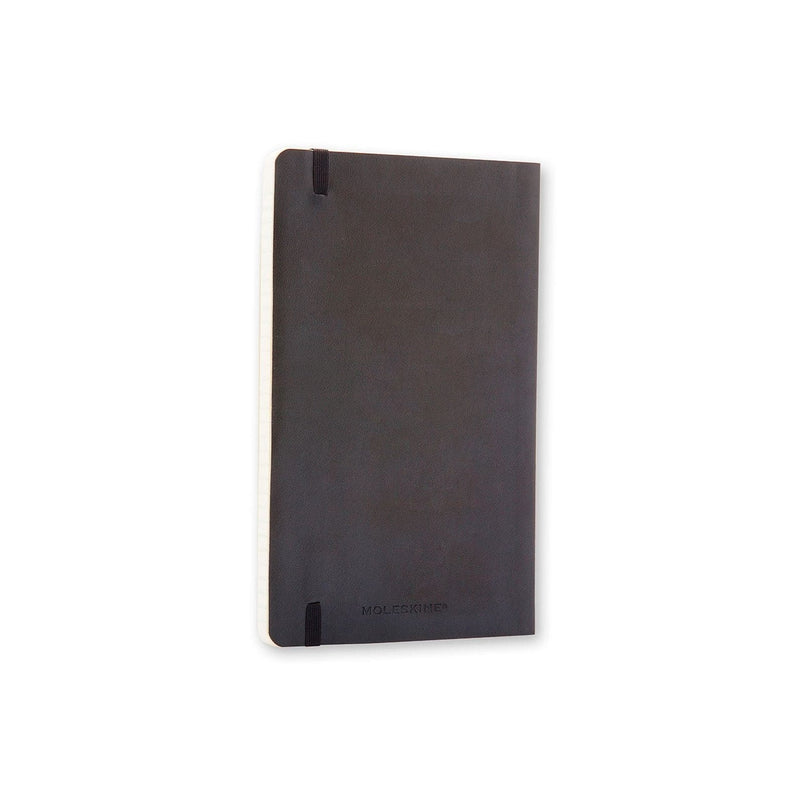 Dark Slate Gray Moleskine Classic  Soft Cover  Note Book - Ruled -   Large   - Black Pads