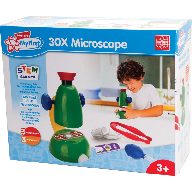 Dark Cyan Edu-Toys - My First 30x Microscope Kids Educational Games and Toys