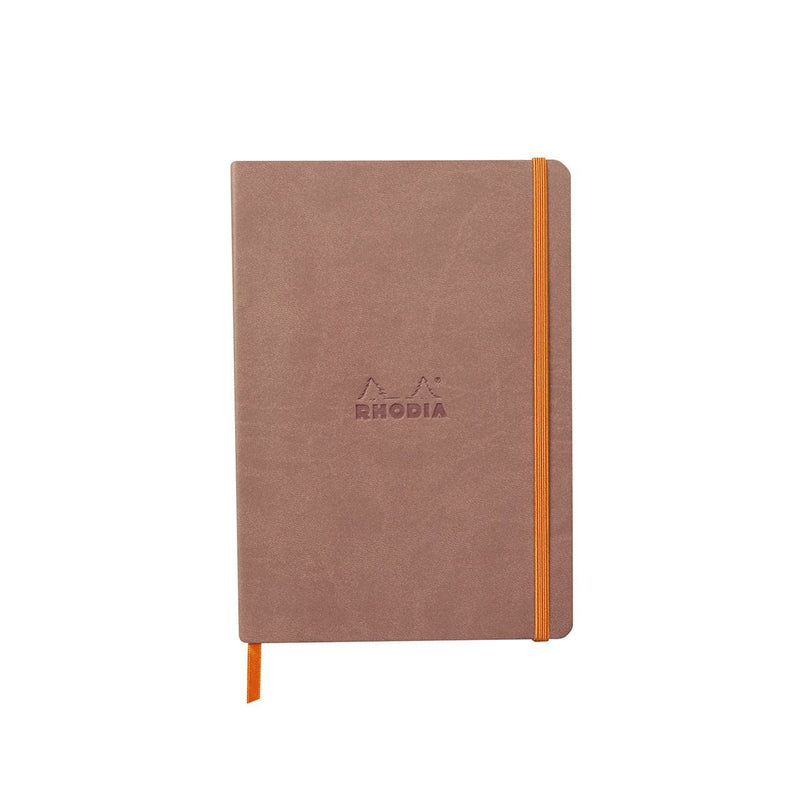 Rosy Brown Rhodia Rhodiarama Soft Cover Note Book Ruled A5 Rosewood Pads