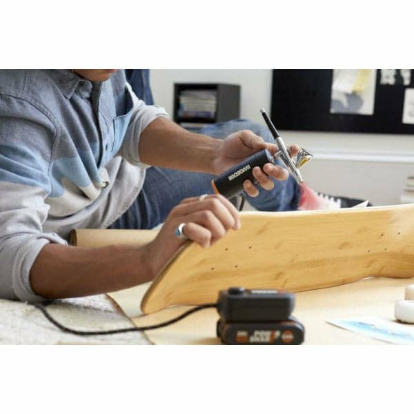 Rosy Brown 20V MakerX Double Action Air Brush Gun (Tool Only - Battery / Charger / Hub sold separately) Power Tools for Craft