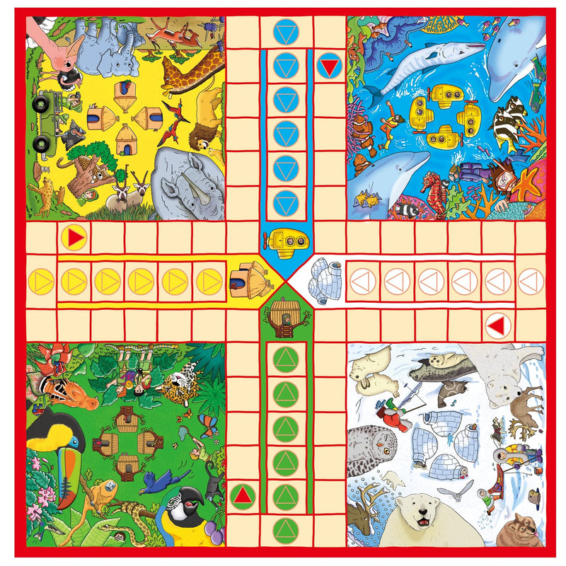 Wheat Galt - Snakes and Ladders and Ludo Kids Educational Games and Toys