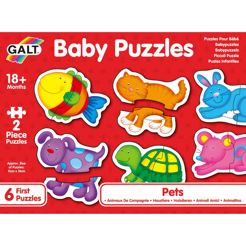 Firebrick Galt - Baby Puzzles - Pets - 2 pieces Puzzles