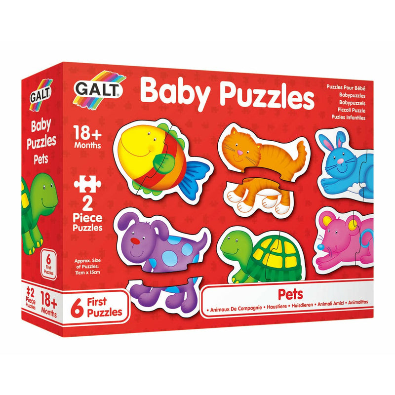 Firebrick Galt - Baby Puzzles - Pets - 2 pieces Puzzles