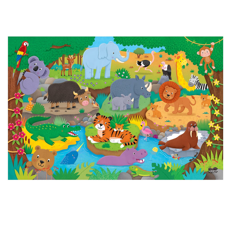 Dark Khaki Galt - Alphabet Animals Giant Floor Puzzle Puzzles