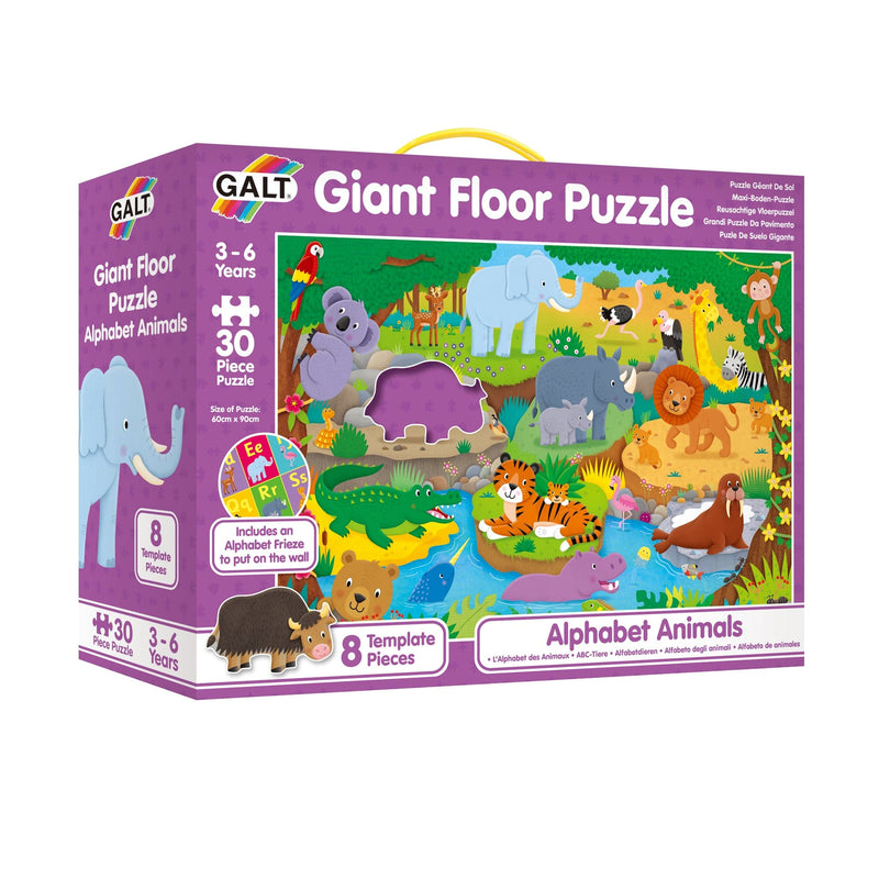 Slate Gray Galt - Alphabet Animals Giant Floor Puzzle Puzzles