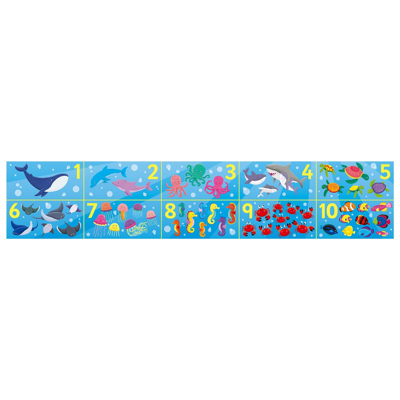 Medium Turquoise Galt - Counting Creatures Giant Floor Puzzle Puzzles