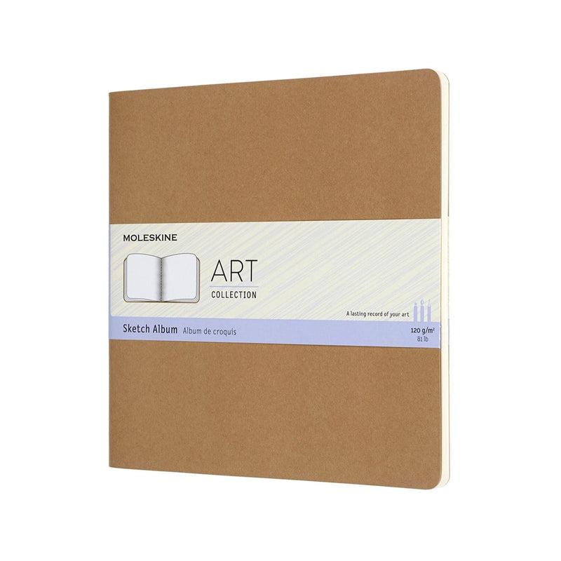 Sienna Moleskine Art Sketch Album  Square  Kraft Brown Pads
