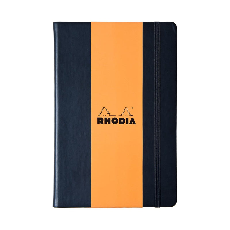 Sandy Brown Rhodia Webnotebook - Grid - A4 -  Black Pads