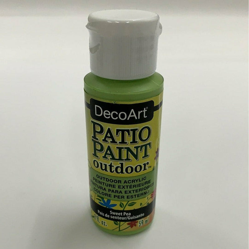 Dark Olive Green DecoArt Patio Paint 59ml Sweet Pea Outdoor Paint