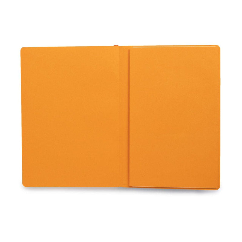 Goldenrod Rhodia Goal Book A5 5x5 Grid  Soft Cover  Raspberry Pads