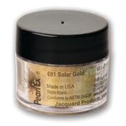 Dark Khaki Jacquard Pearl-Ex 3Gm Solar Gold (Formerly Sparkling Copper) Pigments