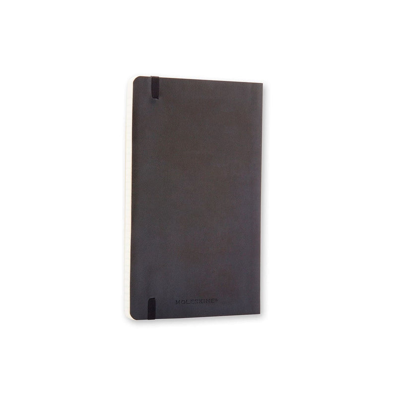 Dark Slate Gray Moleskine Classic  Soft Cover  Note Book -  Plain  -   Large   - Black Pads