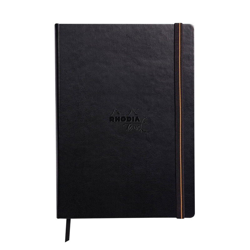 Black Rhodia Touch Calligrapher Book  Plain  A4 PTRT  Hard Cover   Black Pads