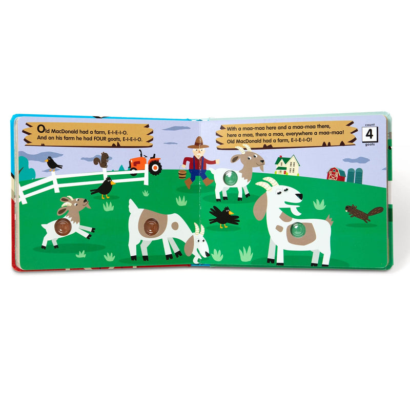 Light Gray Melissa & Doug - Poke-A-Dot - Old Macdonald's Farm Book Kids Educational Games and Toys