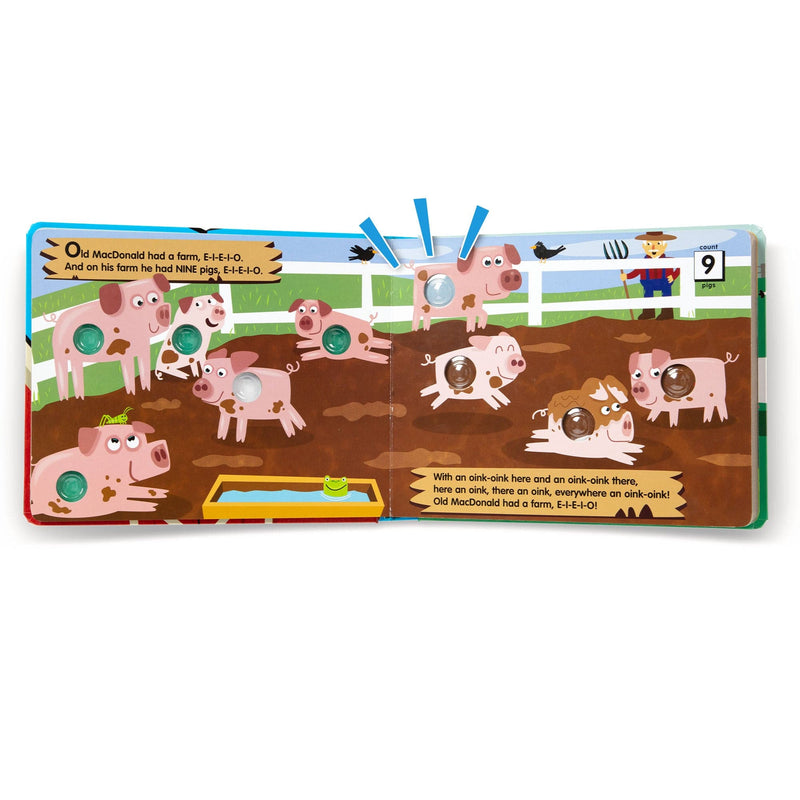 Light Gray Melissa & Doug - Poke-A-Dot - Old Macdonald's Farm Book Kids Educational Games and Toys