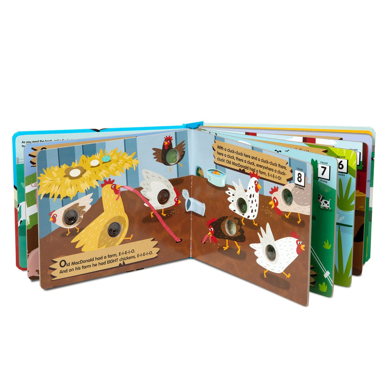 Gray Melissa & Doug - Poke-A-Dot - Old Macdonald's Farm Book Kids Educational Games and Toys