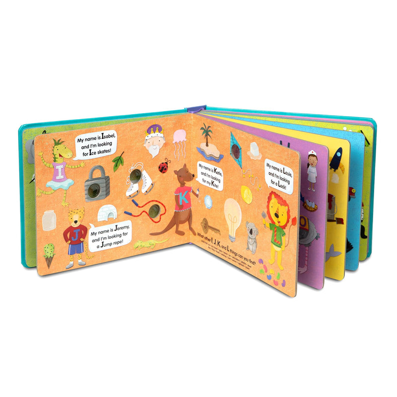 Sandy Brown Melissa & Doug - Poke-A-Dot - An Alpha Eye Spy Book Kids Educational Games and Toys