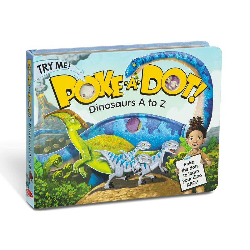 Light Gray Melissa & Doug - Poke-A-Dot - Dinosaurs A to Z Book Kids Educational Games and Toys