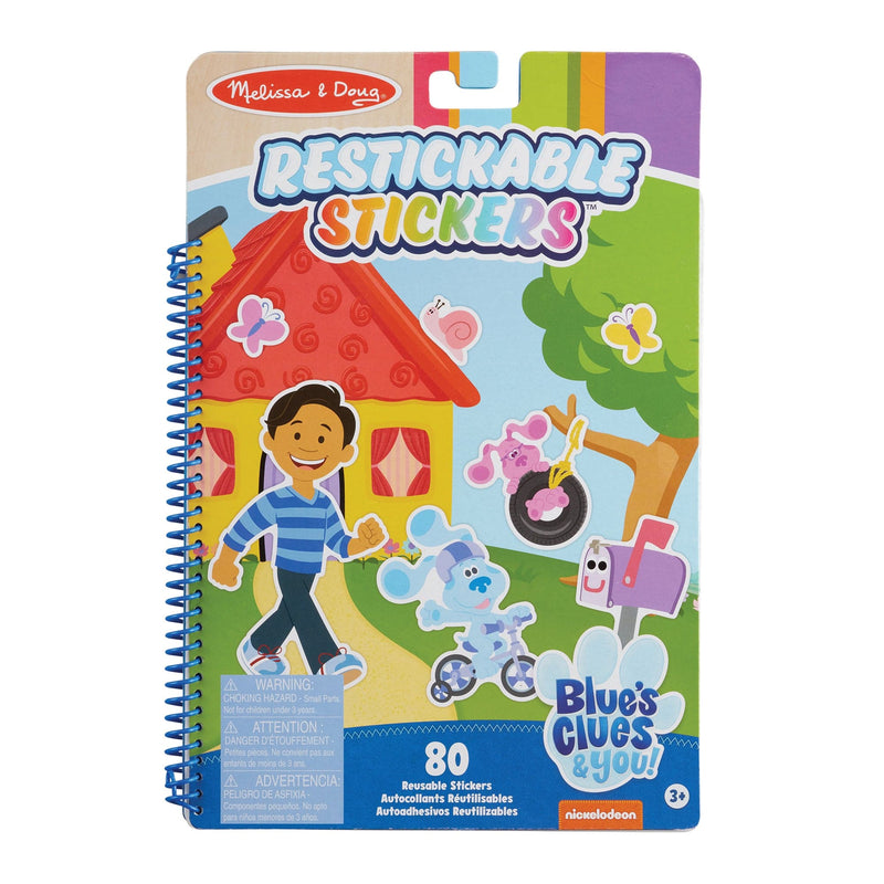 Gray Melissa & Doug Blue's Clues & You Restickable Stickers-Places Blue Loves Kids Craft Kits