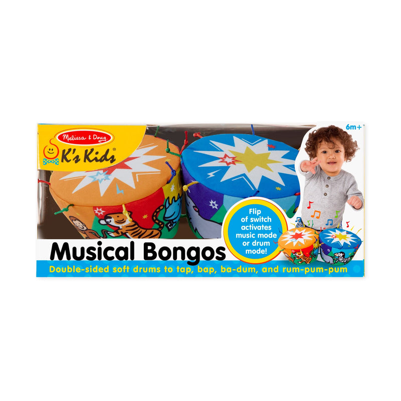 Light Gray Melissa & Doug - Musical Bongos Kids Activites