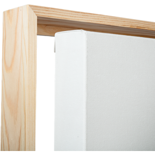 Light Gray Eraldo di Paolo Stretched Canvas with Wood Frame 20 x 30 Inches Gallery Wrapped Stretched Canvas With Wooden Frame