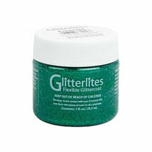 White Smoke Angelus Glitterlite Acrylic Paint Emerald #224 Paint 29Ml Leather Paints