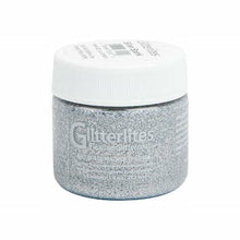 Light Gray Angelus Glitterlite Acrylic Paint Silver Spark #222 Paint 29Ml Leather Paints