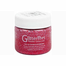 Maroon Angelus Glitterlite Acrylic Paint Ruby Red #231 Paint 29Ml Leather Paints