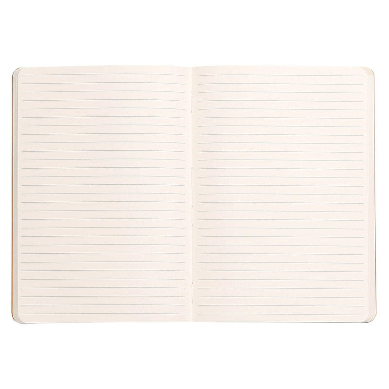 Beige Rhodia Rhodiarama Soft Cover Note Book Ruled A5 Sage Pads