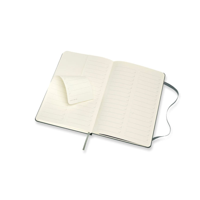 Antique White Moleskine Professional Hard Cover Note Book   Large   FRST GRN Pads