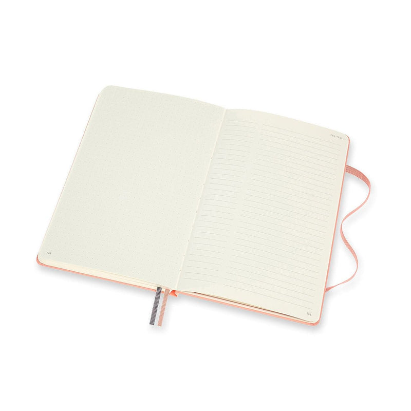 Beige Moleskine ART BULLET NOTEBOOK  Large  CORAL PINK Pads