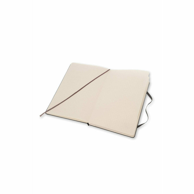Light Gray Moleskine Classic  Hard Cover  Note Book -   Dot Grid -   Large   - Black Pads