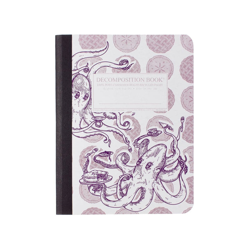 Light Gray Decomposition Book Notebook Ruled   Large   Octopie Pads